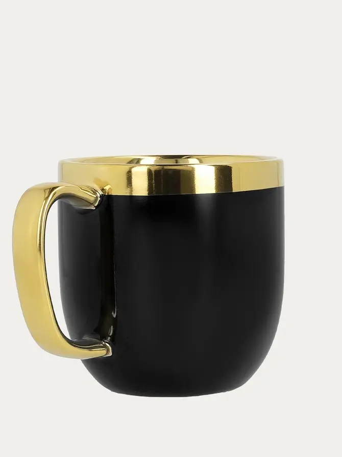 Kubek SINNES porcelanowy czarny 0,28 l