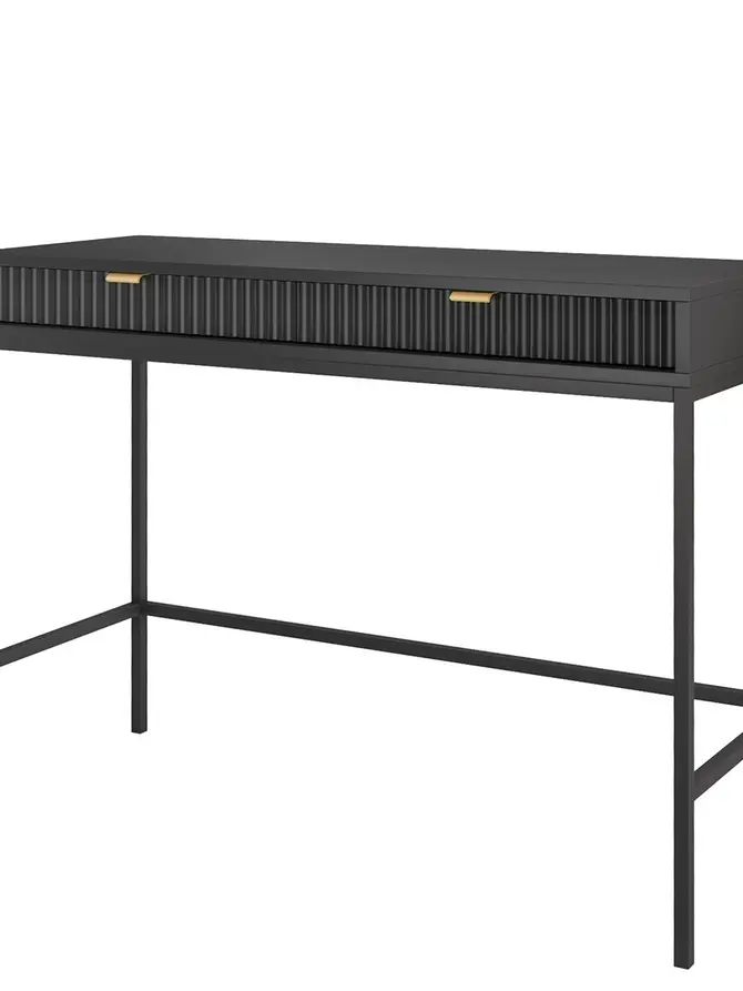Biurko NOVA czarne 104x50x78 cm