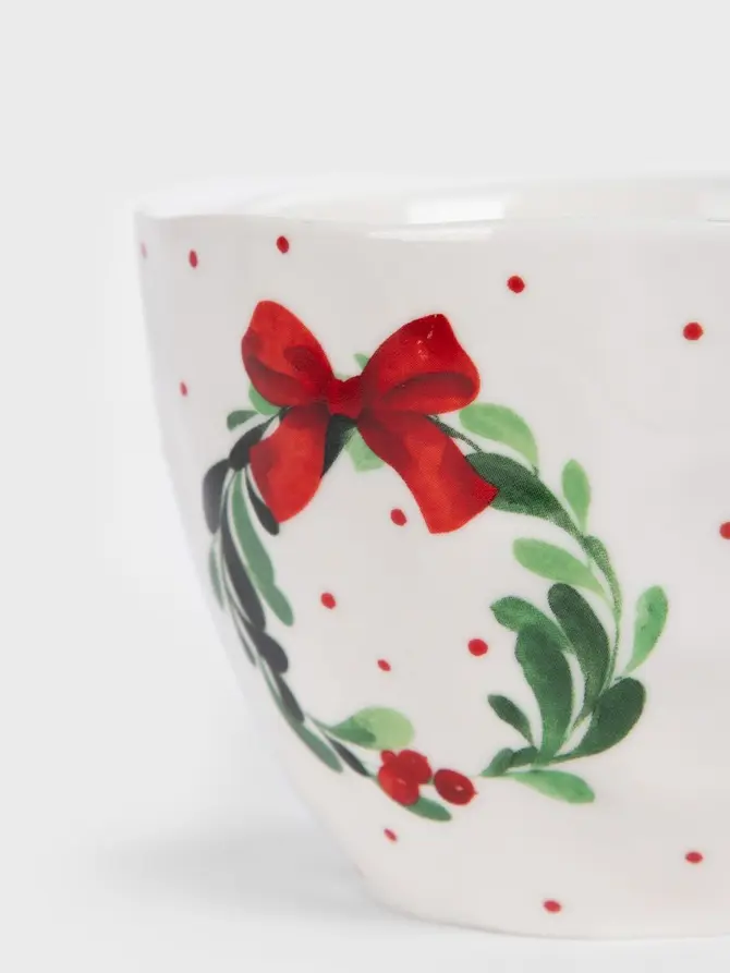 Kubek FANGY porcelanowy z wiankiem 0,48 l