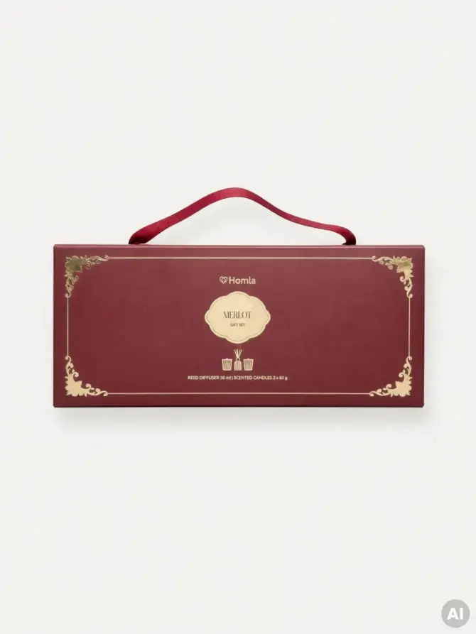 Zestaw zapachowy FESTIVE CHEER Merlot 2 szt. x 60 g + 30 ml