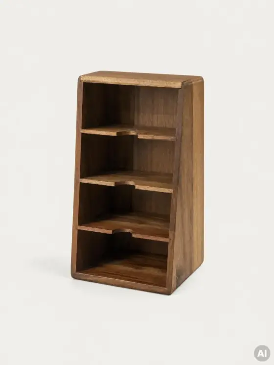Organizer MOOKA kuchenny akacjowy 25x13 cm