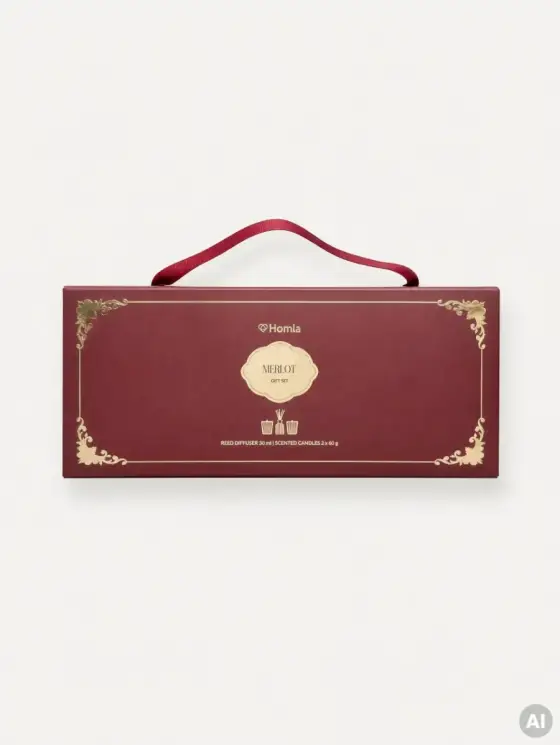Zestaw zapachowy FESTIVE CHEER Merlot 2 szt. x 60 g + 30 ml