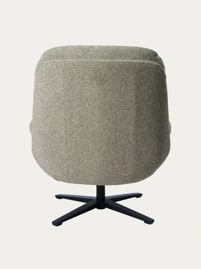 Fotel LUNARO obrotowy zielony 76x83x91 cm