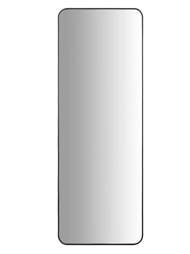 Lustro ELORA stojące prostokątne czarne 140x50 cm