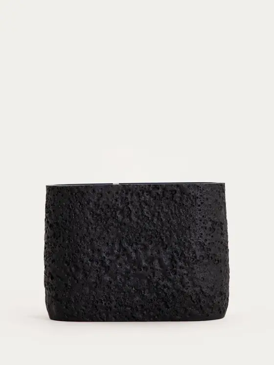 Kubek łazienkowy VOLCANO czarny 13x6,5x10 cm