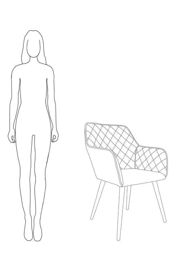 Krzesło SHELTON welurowe szmaragdowe 57x40x86 cm