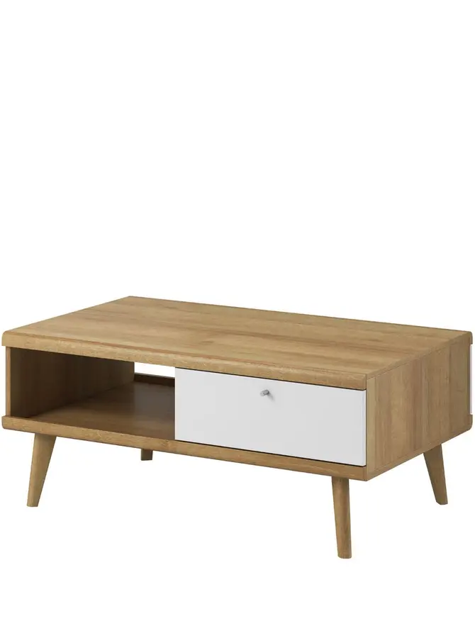 Ława PRIMO biała 107x67x46 cm