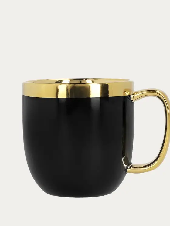 Kubek SINNES porcelanowy czarny 0,28 l