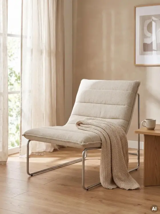 Fotel ARMONTE beżowy 66x83x78 cm