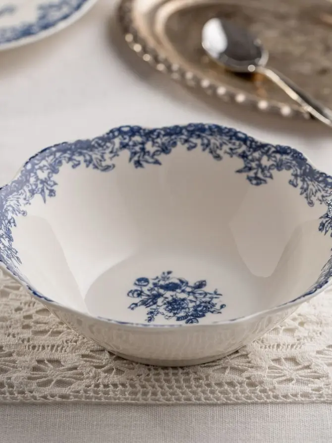 Miska LOURRY porcelanowa granatowa 14 cm
