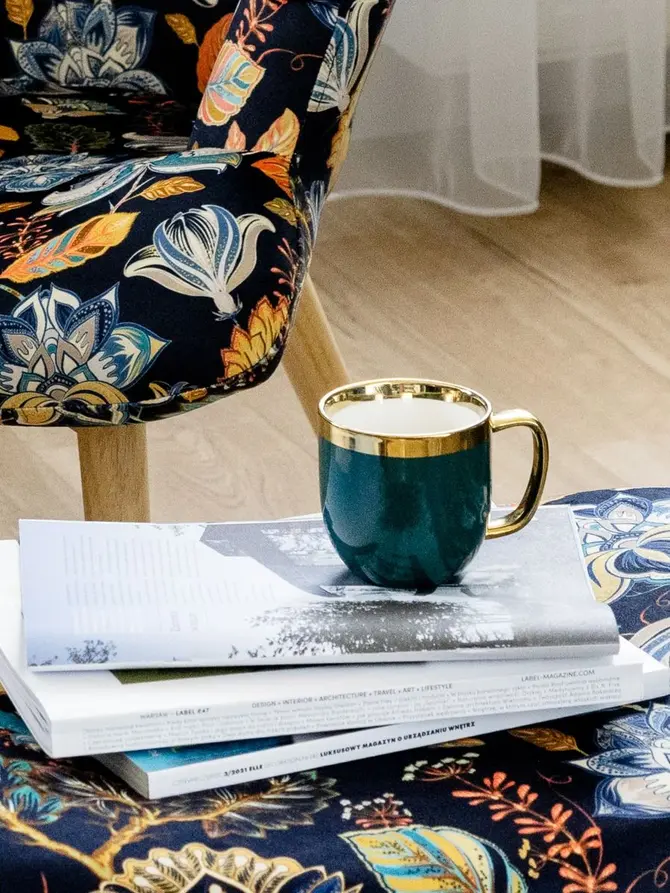 Kubek SINNES porcelanowy szmaragdowy 0,28 l