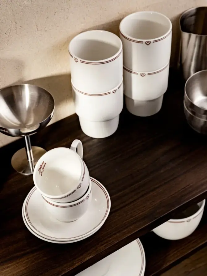 Zestaw kubków PATISSERIE porcelanowych bez ucha 4 szt.