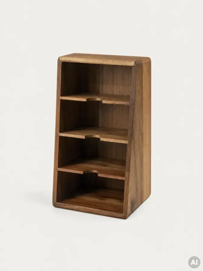 Organizer MOOKA kuchenny akacjowy 25x13 cm