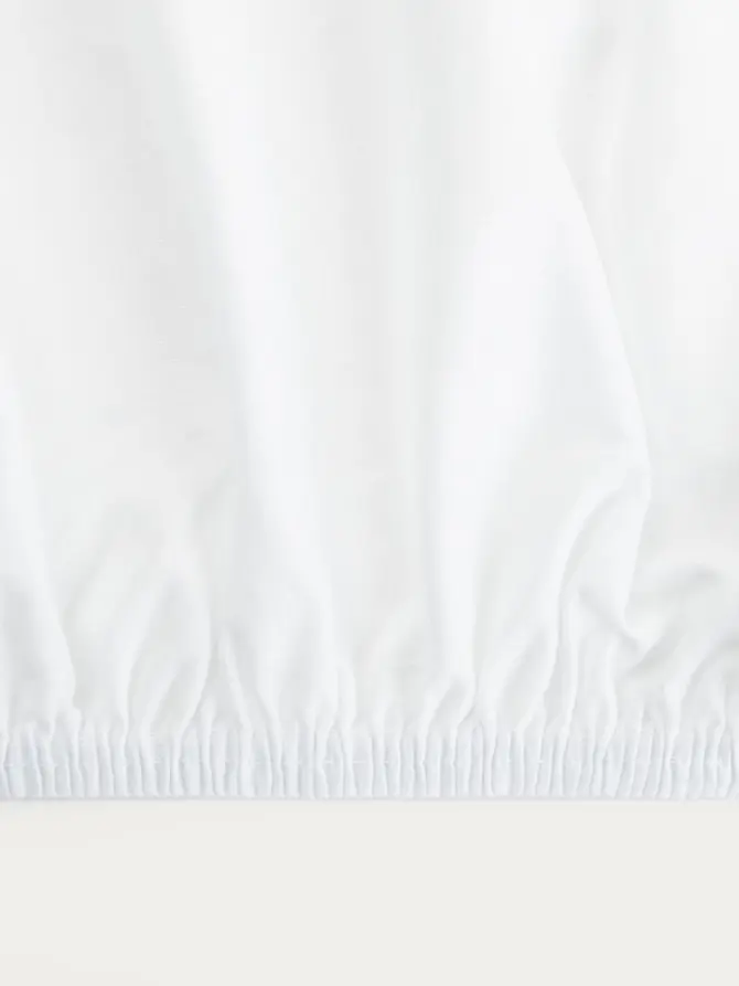Prześcieradło ZENA jersey białe 140x200 cm