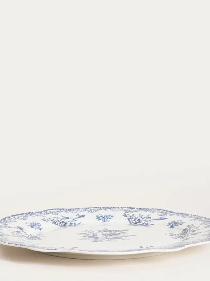 Talerz LOURRY porcelanowy obiadowy granatowy 27 cm