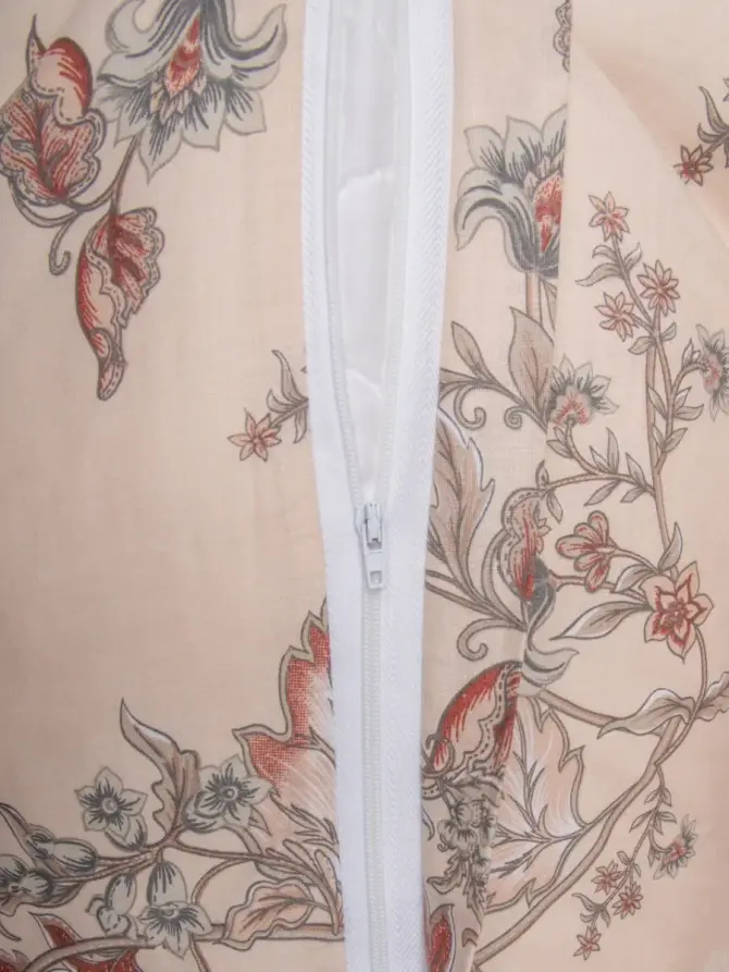 Pościel FLORAL PAISLEY bawełniana w różowe kwiaty 140x200 + 1*70x80 cm